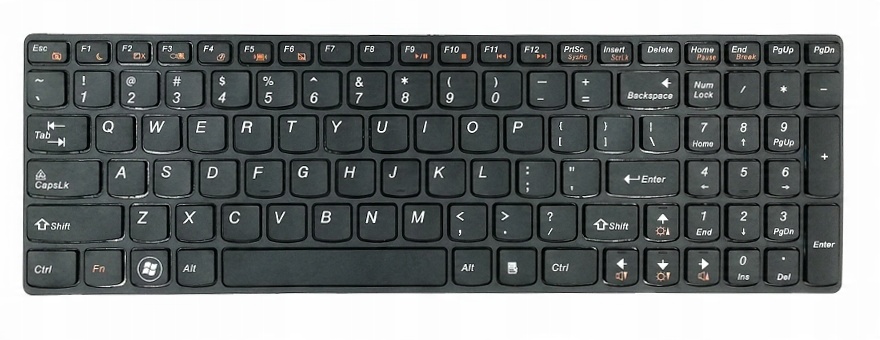 

Klawiatura Lenovo Z560 G565 G570 G770 G780 G560