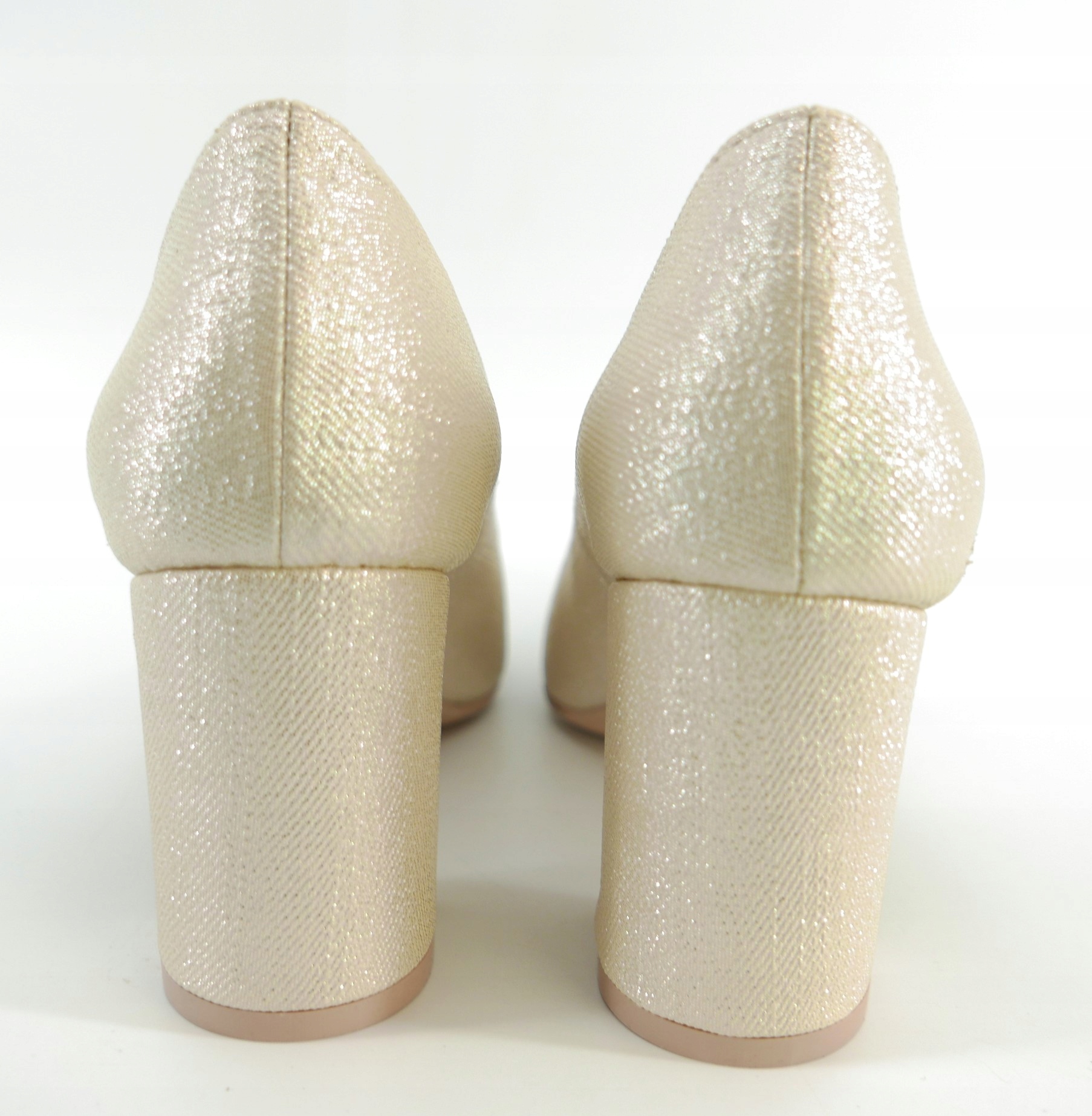 KRZYŚ BUT POLSKIE CZÓŁENKA DAMSKIE ZŁOTE R40 Rozmiar 40