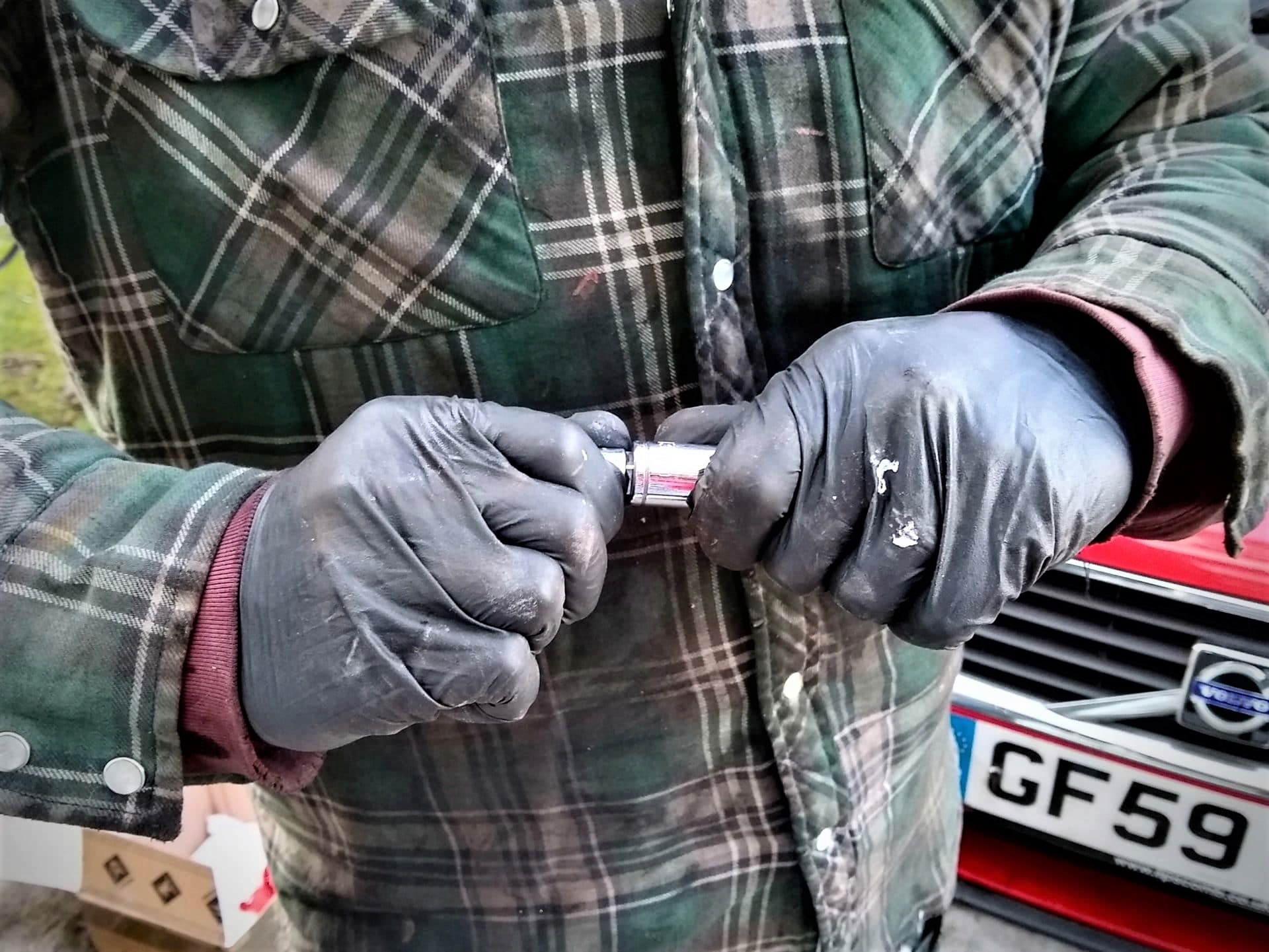 BLACK MAMBA GRUBE Rękawiczki Nitrylowe M 100szt Marka Black Mamba