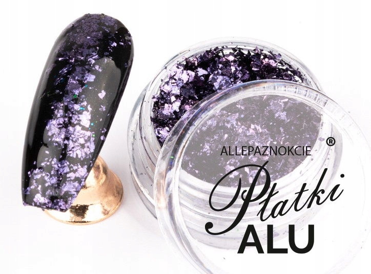 

slay efekt Chrome Płatki Alu Jasnofioletowe metal