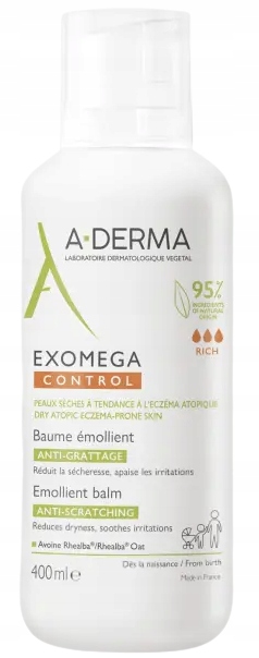 A-derma Exomega Control Balsam emolient 400 ml