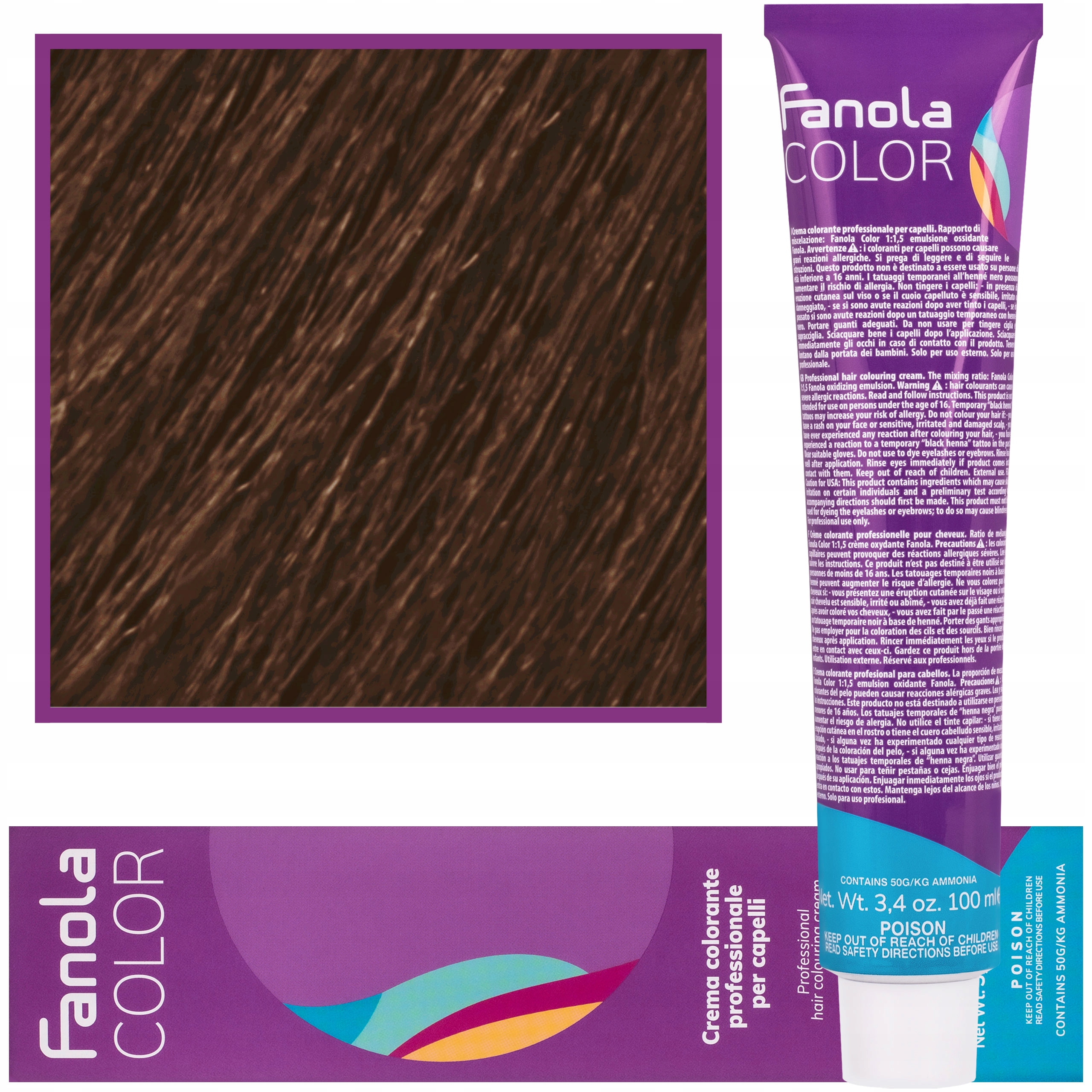 

Farba do włosów Fanola 100ml kolor 7,03