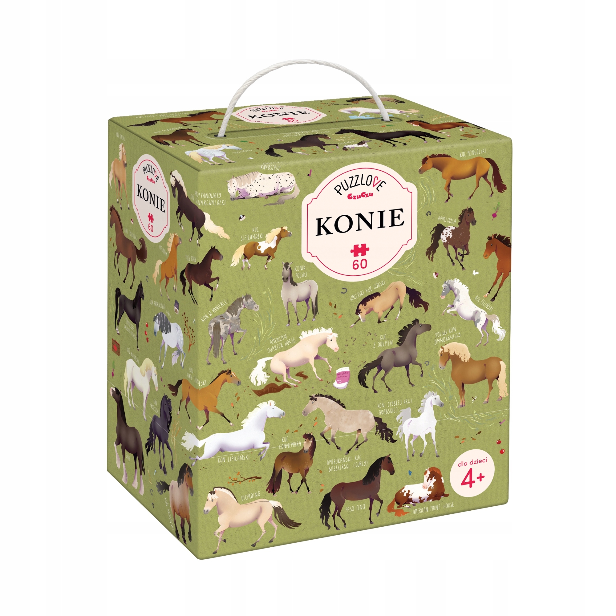

Puzzlove CzuCzu Konie 60el. Bright Junior Media