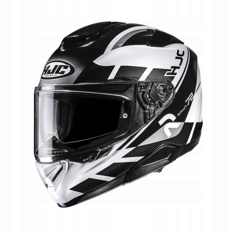 Motocyklová prilba Hjc RPHA72 Value Black White XL