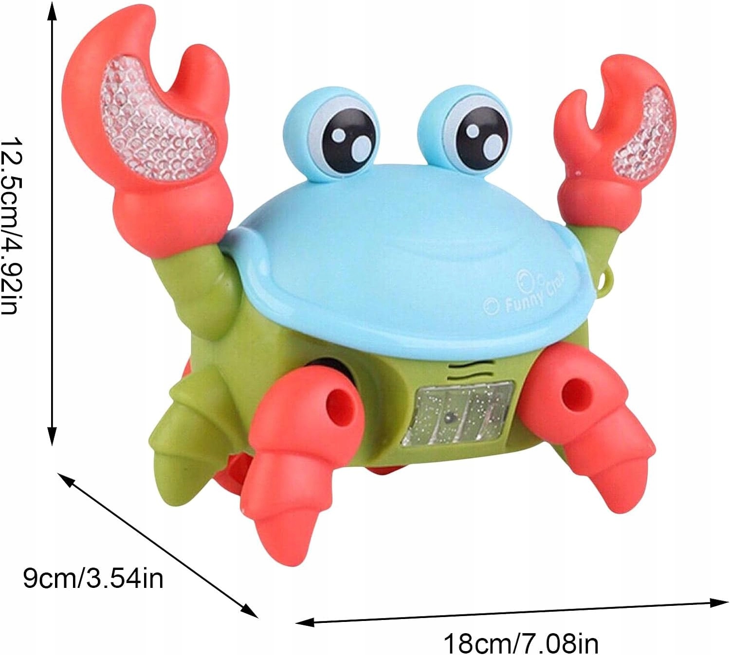 PEŁZAJĄCY KRAB INTERAKTYWNY DLA DZIECI ZABAWKA z DZWIĘKIEM LED na BATERIE Marka inna