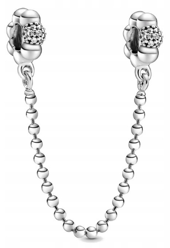 

Łańcuszek zabezpieczający kwiat cyronia srebro 925