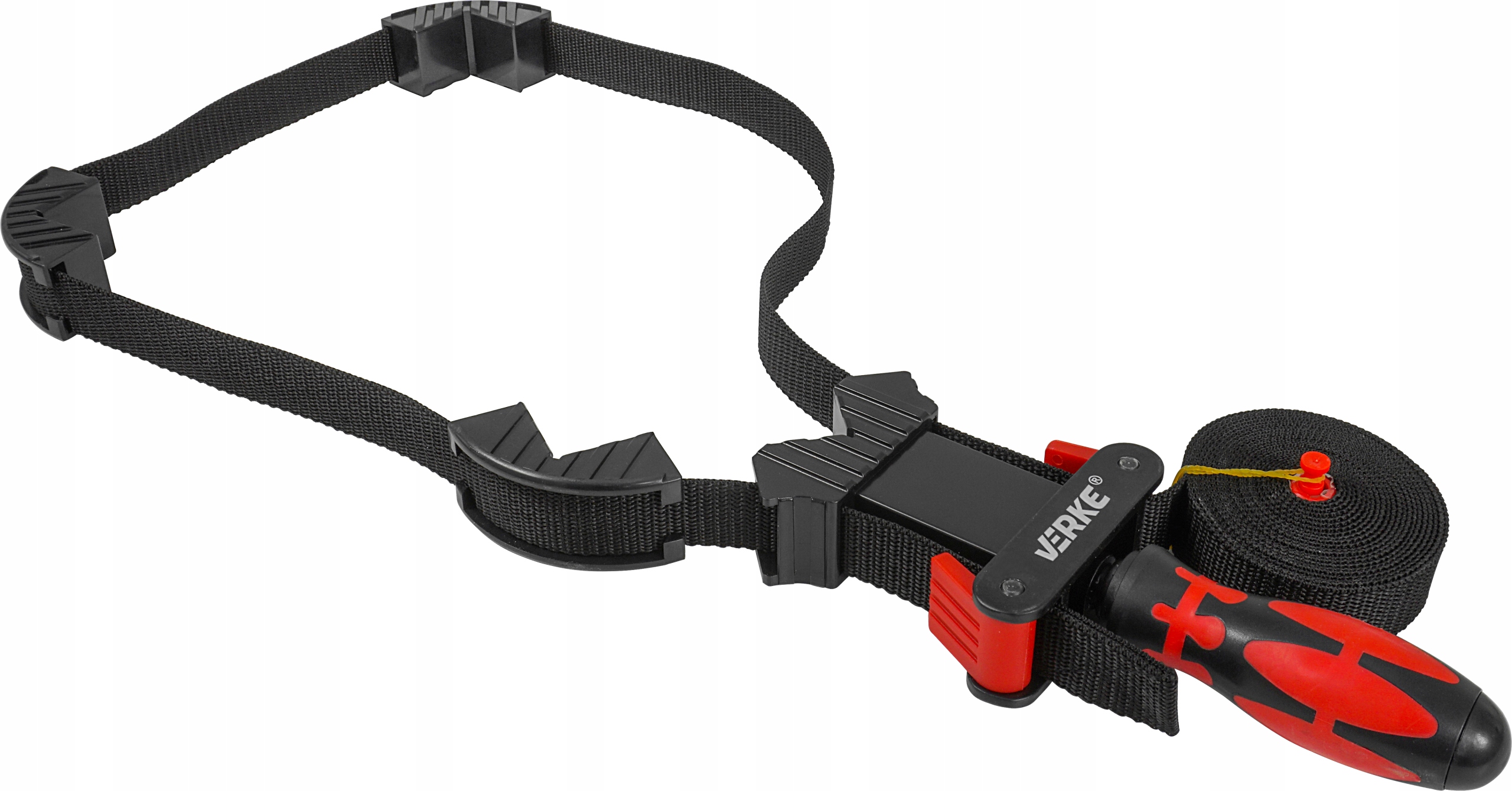 ŚCISK STOLARSKI TAŚMOWY MONTAŻOWY KĄTOWY NAROŻNY ZACISK Z TAŚMĄ KLAMRA 4m Kod producenta V86582