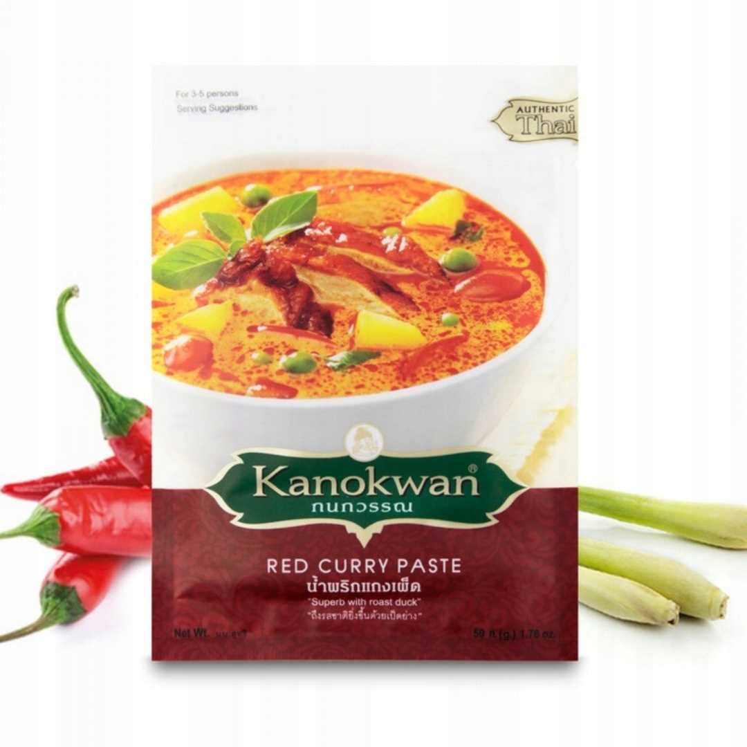 

Kanokwan Czerwona Pasta Curry 50g