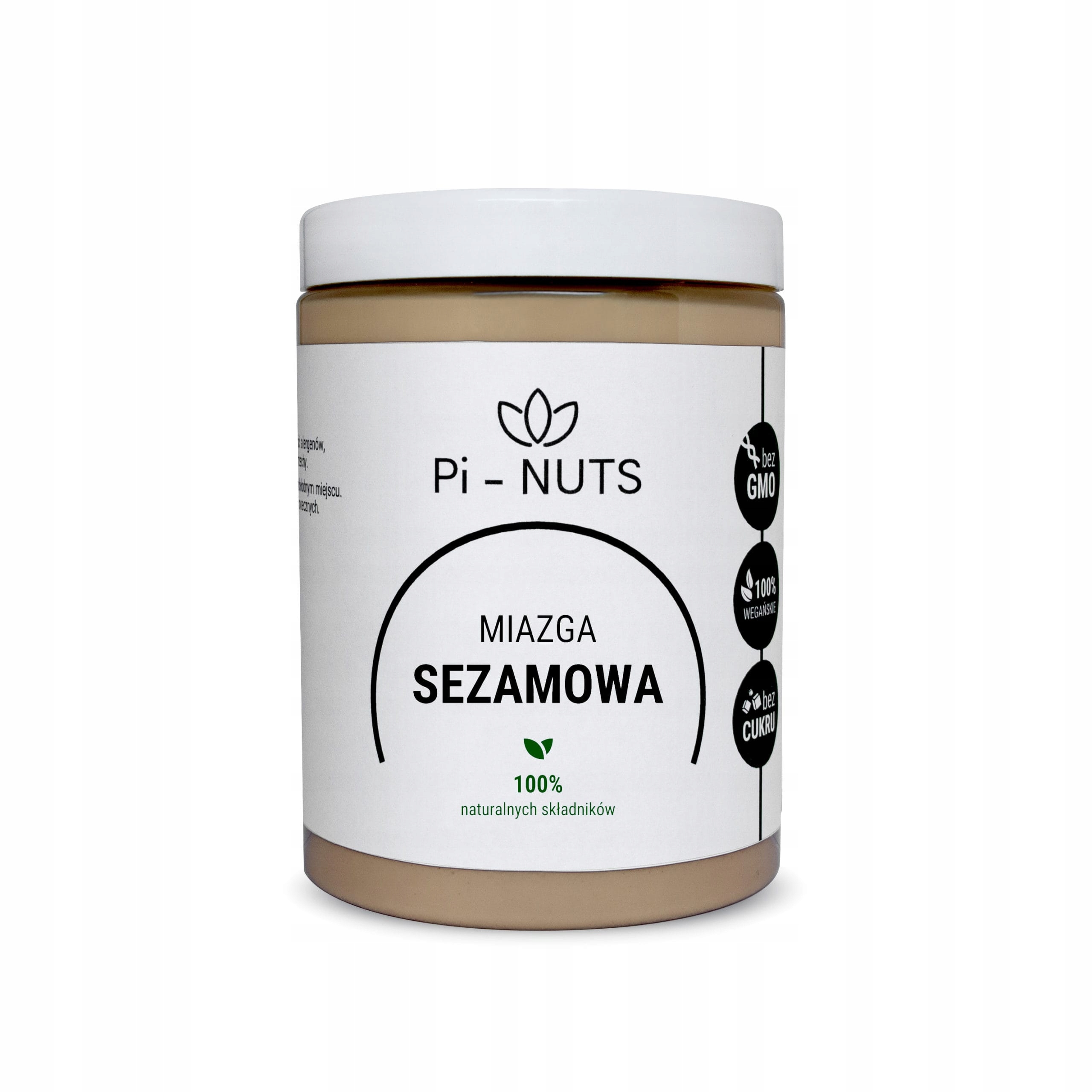 Levně 2x Pi-nuts Sezamová pasta tahini 100% 1 kg