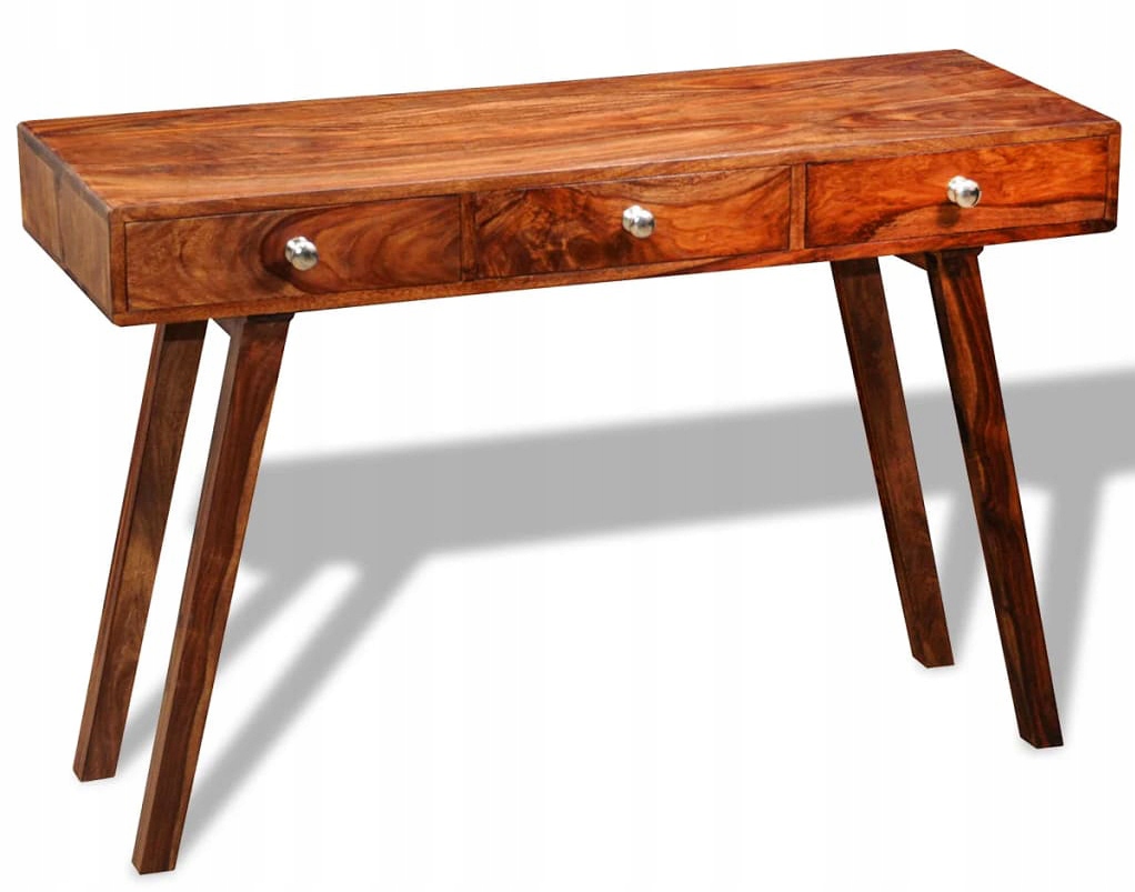 DREWNIANA KONSOLA Z SZUFLADAMI == WYKONANA RĘCZNIE Marka Elior