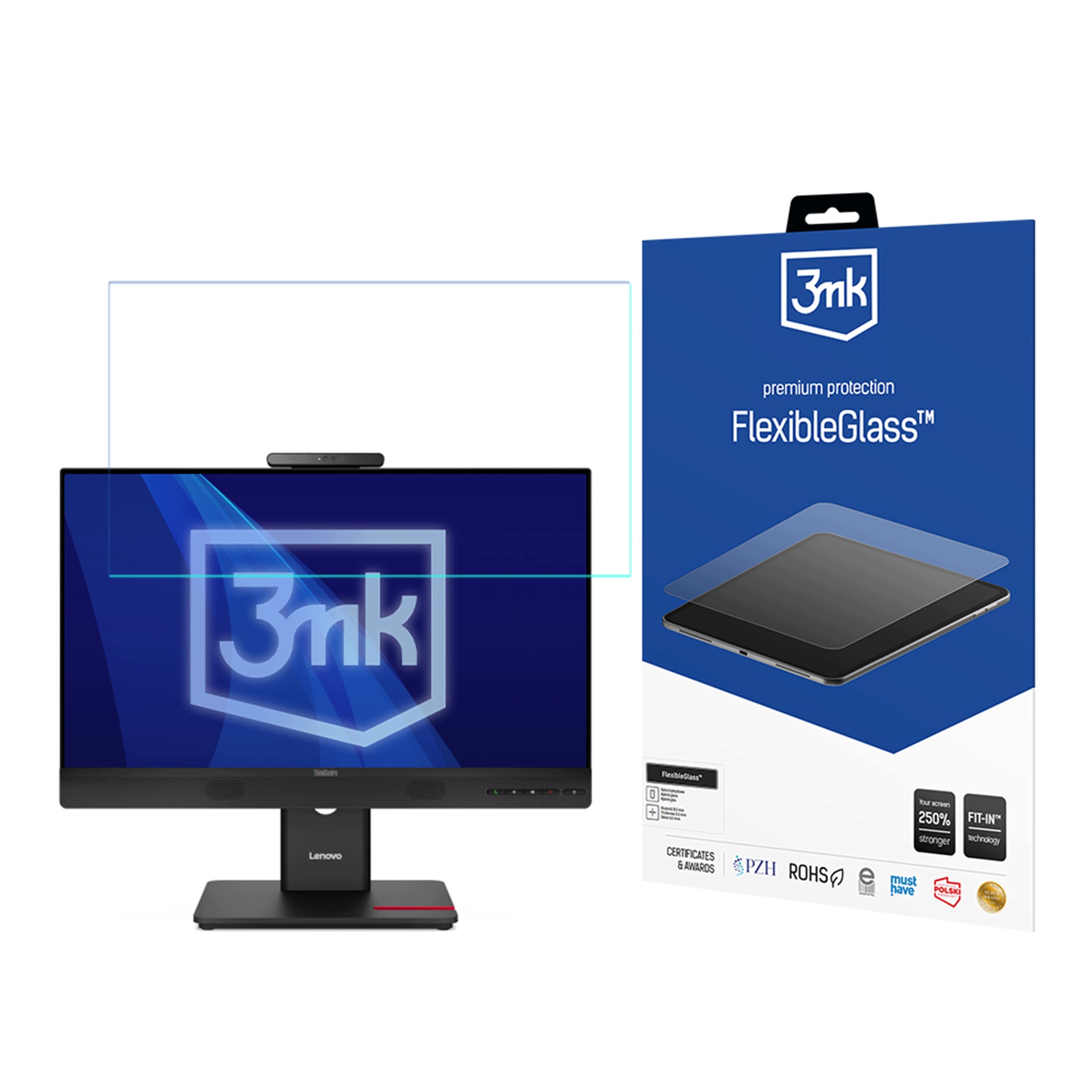 Sklo 7H 3mk FlexibleGlass pro Lenovo ThinkCentre Tio 24 Gen 6