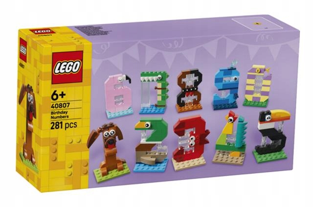 Lego (r) Iconic 40807 Narozeninová Čísla