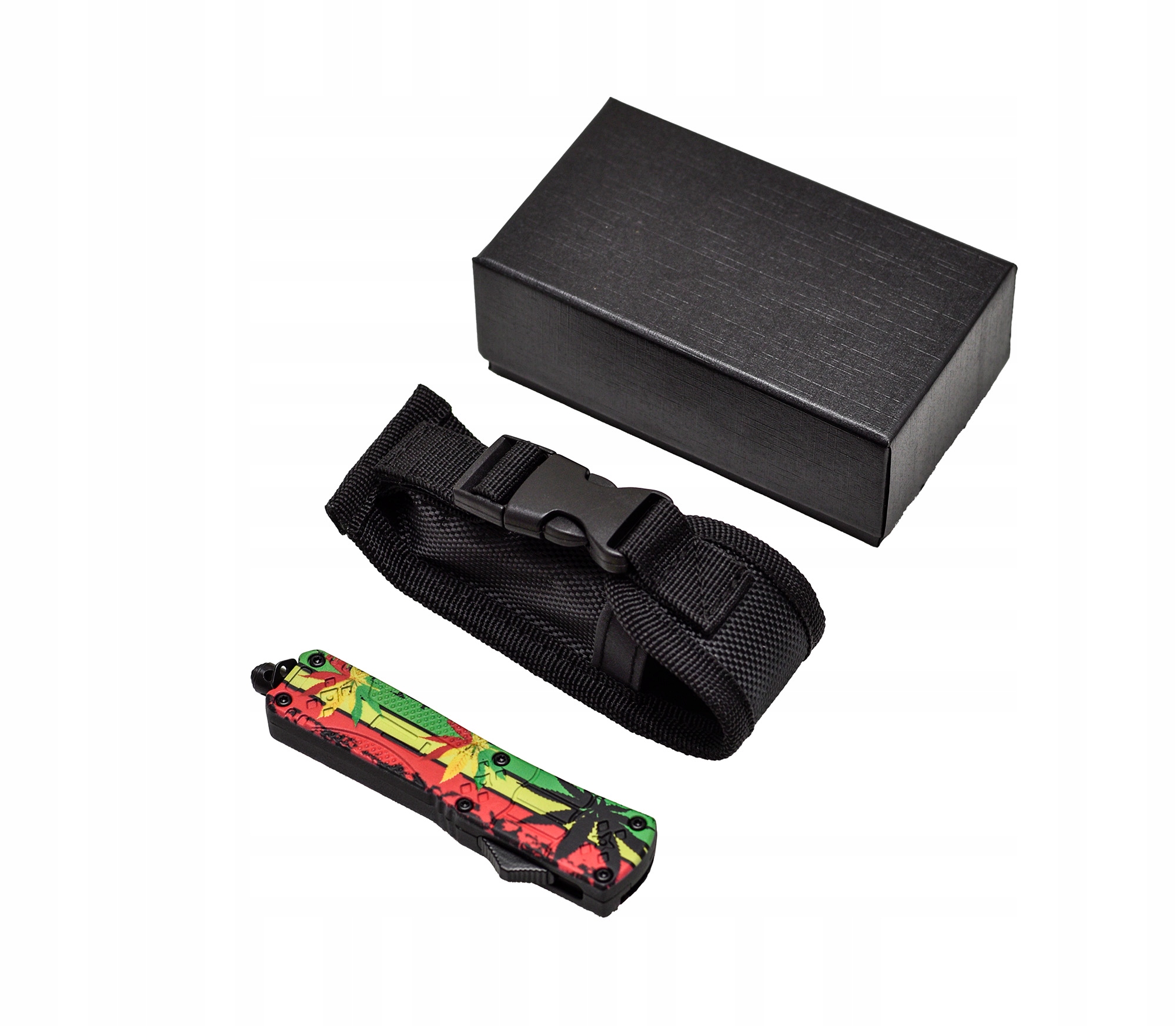 Nůž Pružinový Vyrážeč Skel Klip Pouzdro Pevný Ostrý Thc Otf Rege