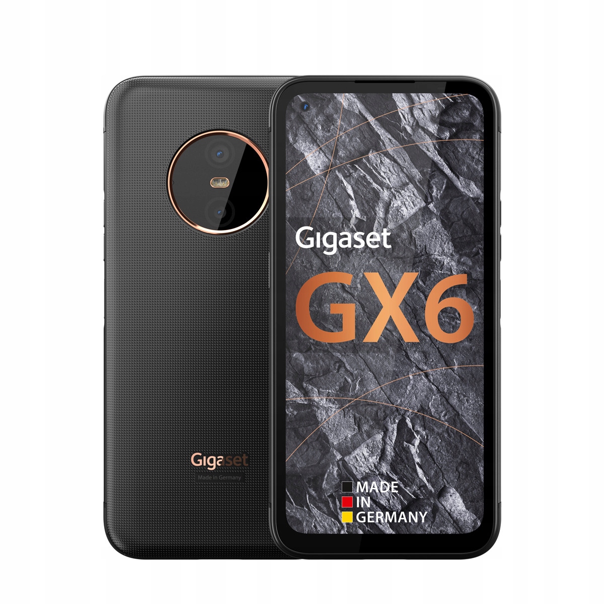 Mobilní telefon Gigaset GX6 Pro Black (s vyměnitelnou baterií) MIL-STD-810H