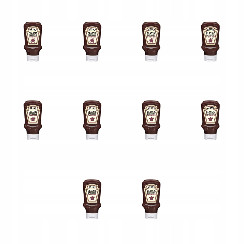 Sos Barbecue w Butelce do Mięs Grilla Marynaty Klasyczny Heinz 480 g X10