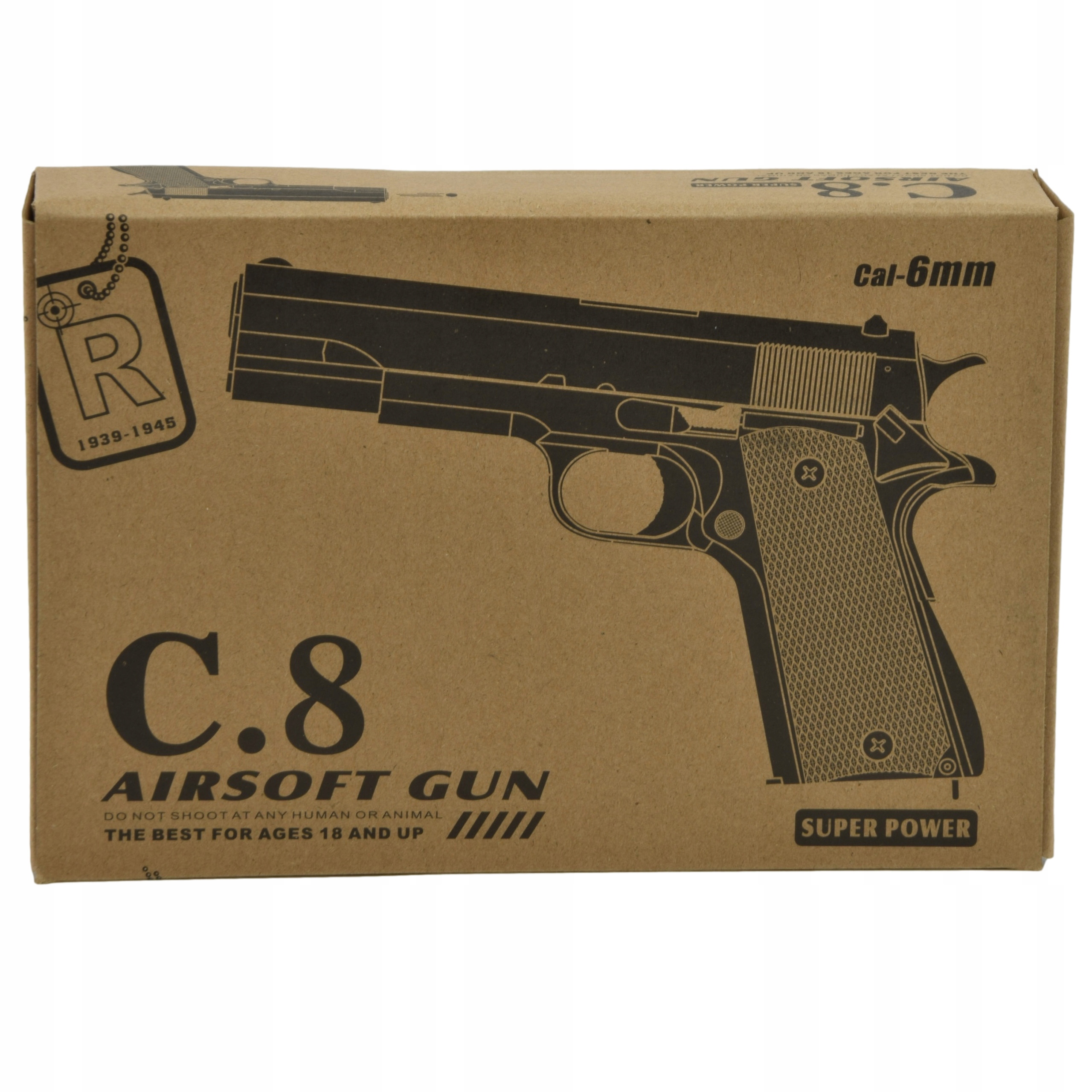 REPLIKA METAL ASG BROŃ PISTOLET NA KULKI KARABIN Wiek dziecka 18 lat +