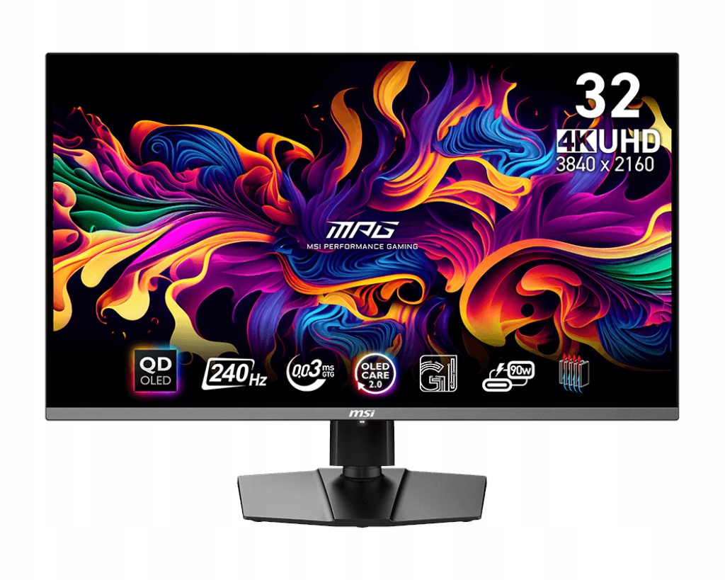 Msi Mpg/ 321URX/ 31, 5"/ Qd-oled/ 4K Uhd/ 240Hz/ 0, 03ms/ Čierna/ 3R Mpg…