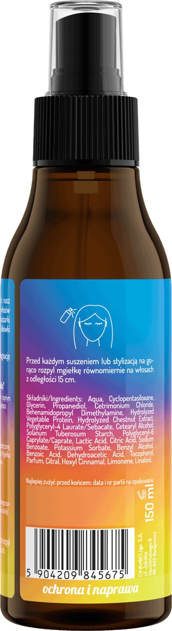 ONLYBIO HAIR BALANCE TERMOOCHRONA W MGIEŁCE Pojemność 150 ml