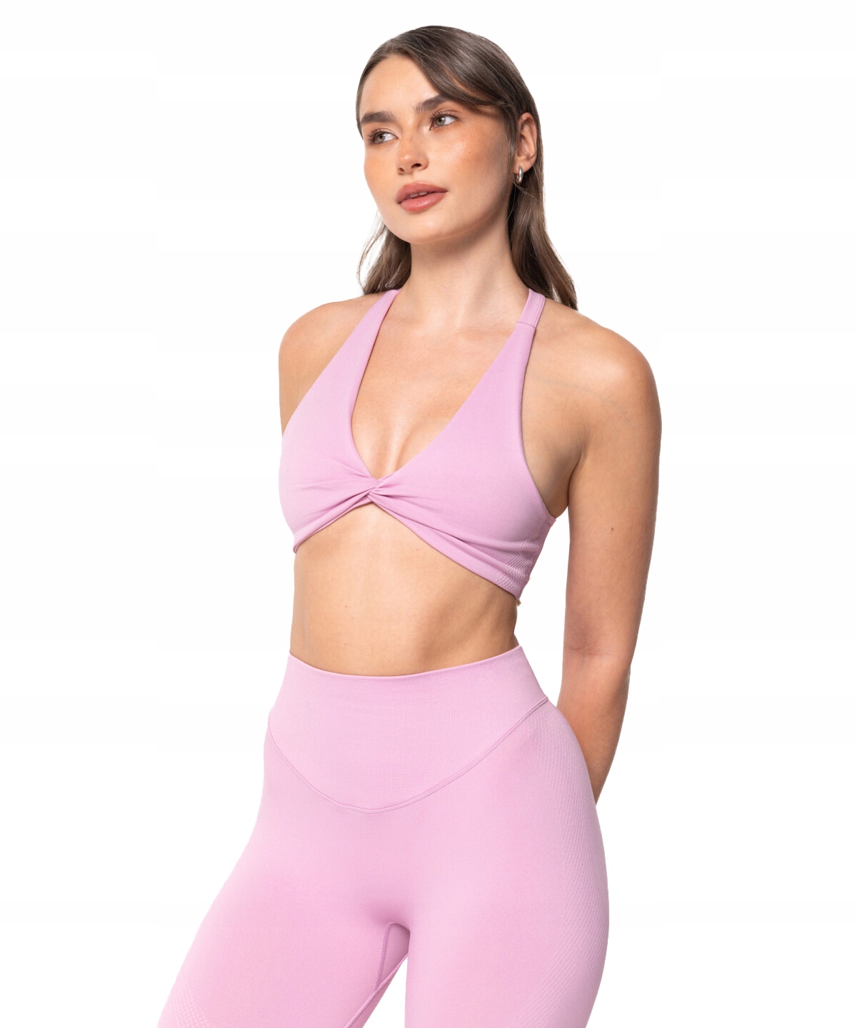 Stanik damski sportowy bezszwowy Accolade Carpatree różowy XL