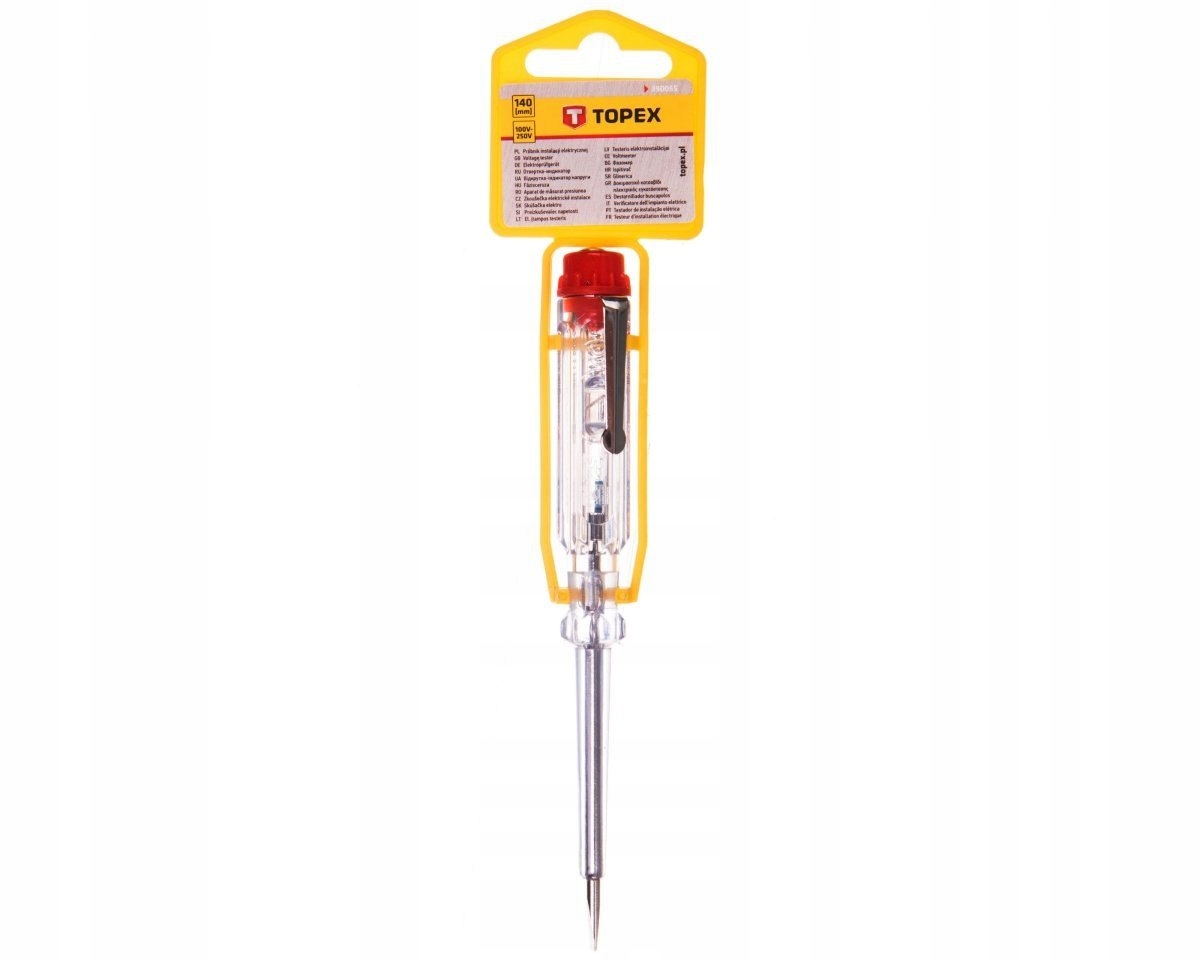 

Próbnik instalacji elektrycznej 230V 140mm 39D055