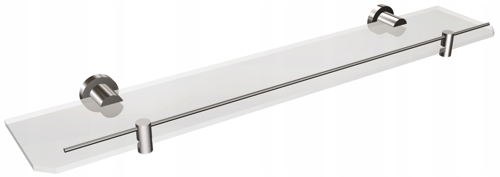 Sklenená polica s rámčekom 60 cm 485/SG Inox