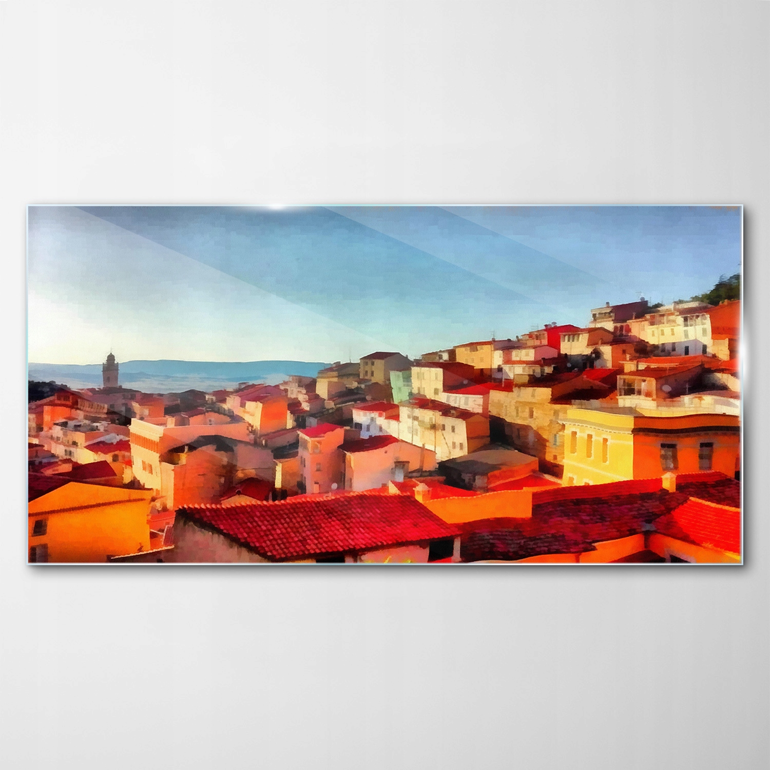 

Obraz na Szkle Dekor Krajobraz Akwarele 140x70