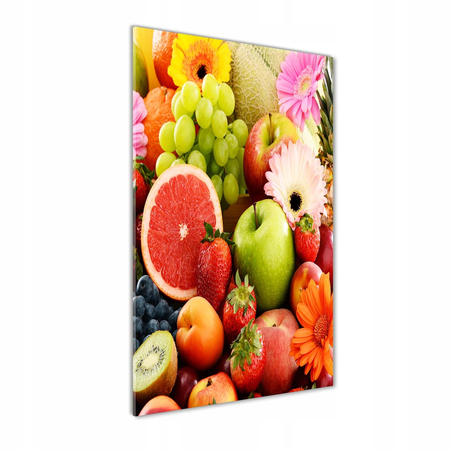 

Foto obraz akryl do salonu Owoce i kwiaty 70x140cm