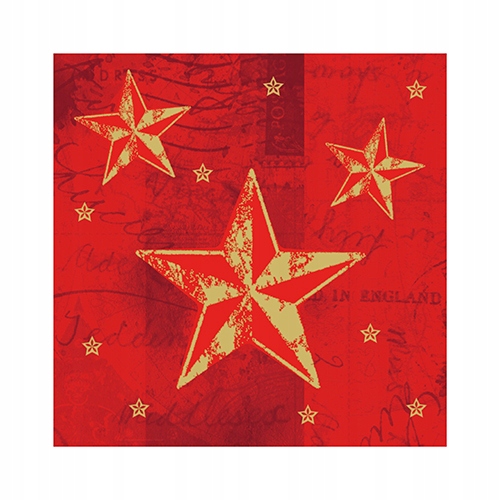 

Serwetki Star Shine składane1/4 25x25cm 50szt