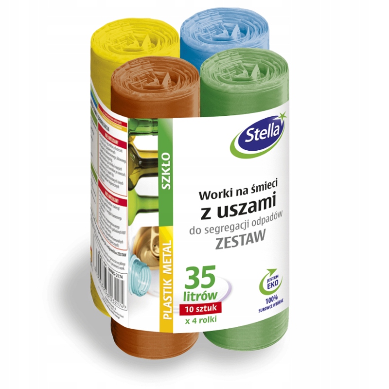 

Stella Zestaw Worków Do Segregacji 35l 4X10 Sztuk