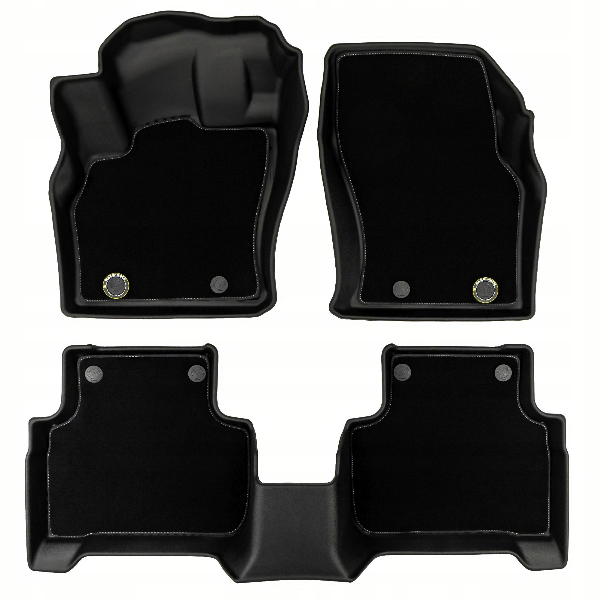 Koberce do auta 2v1 Race Rock pre Audi Q3 Sportback od roku 2019