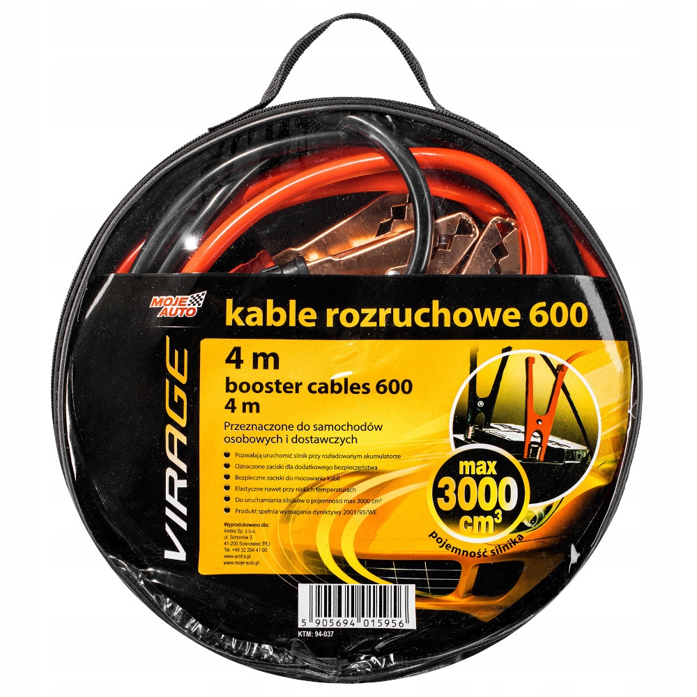 

Kable Rozruchowe Virage 600 4m