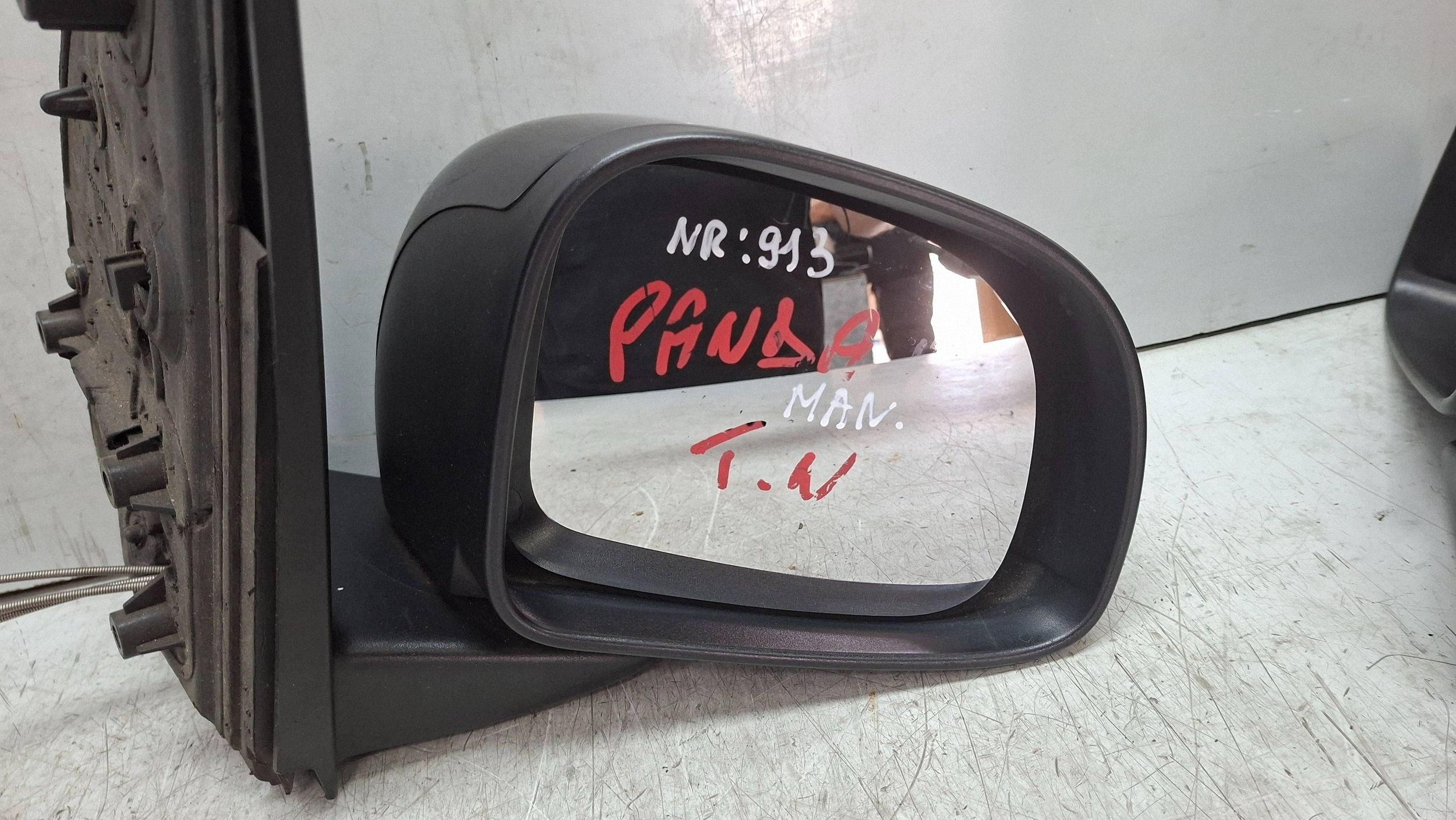 mirror right manually FIAT PANDA III 2012