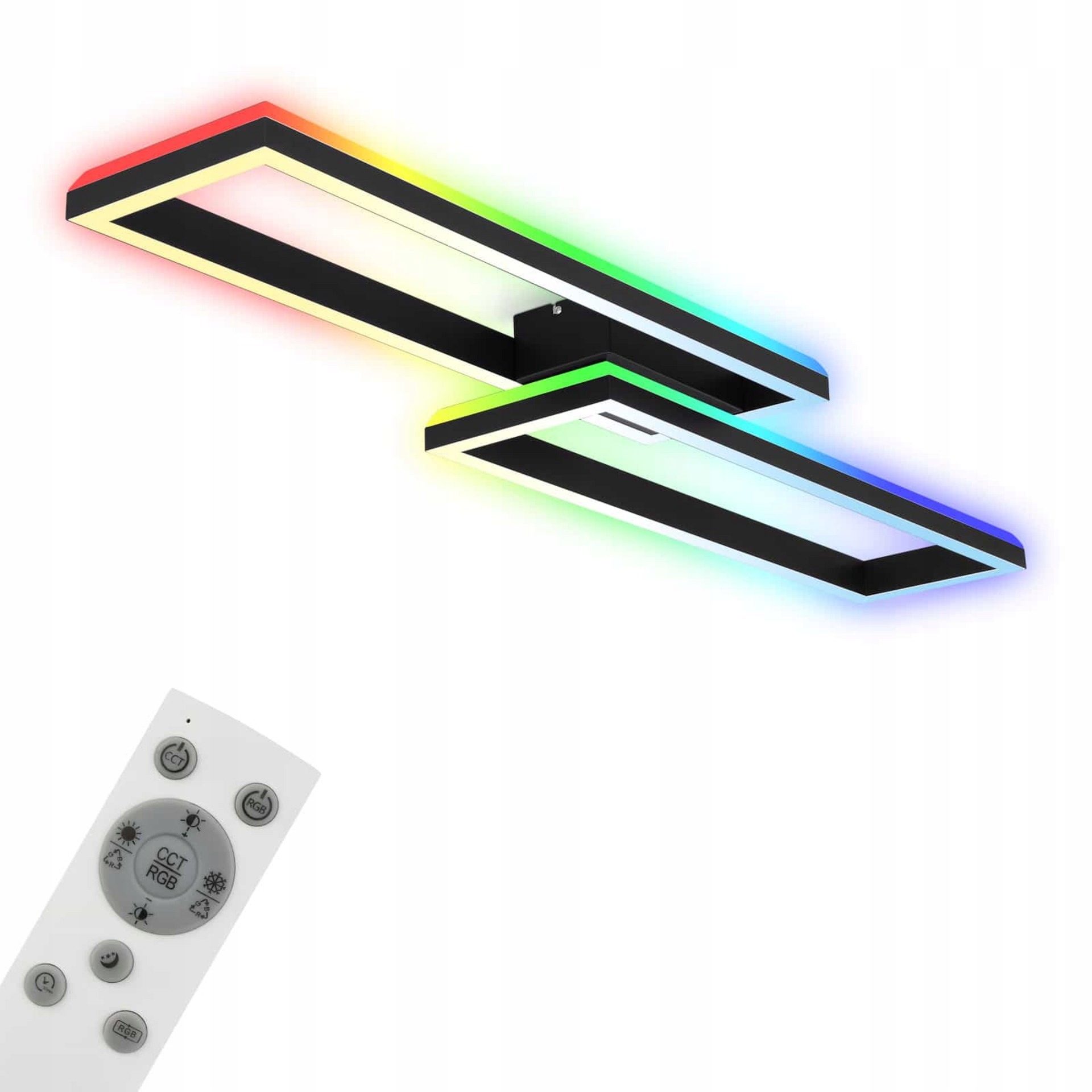 Briloner Brilo 3754-015 Led stropné svietidlo Rgb+cct, 119,5 cm, 45W, čierne