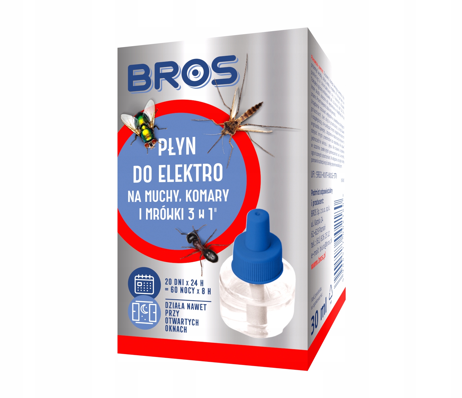 

Bros Płyn do Elektro 3w1 na Komary, Muchy i Mrówki