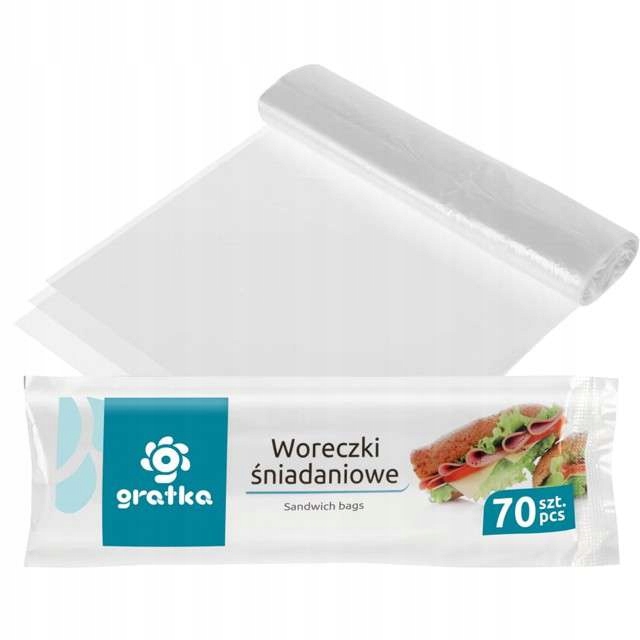 

Woreczki śniadaniowe Do pakowania Kanapek 70 szt