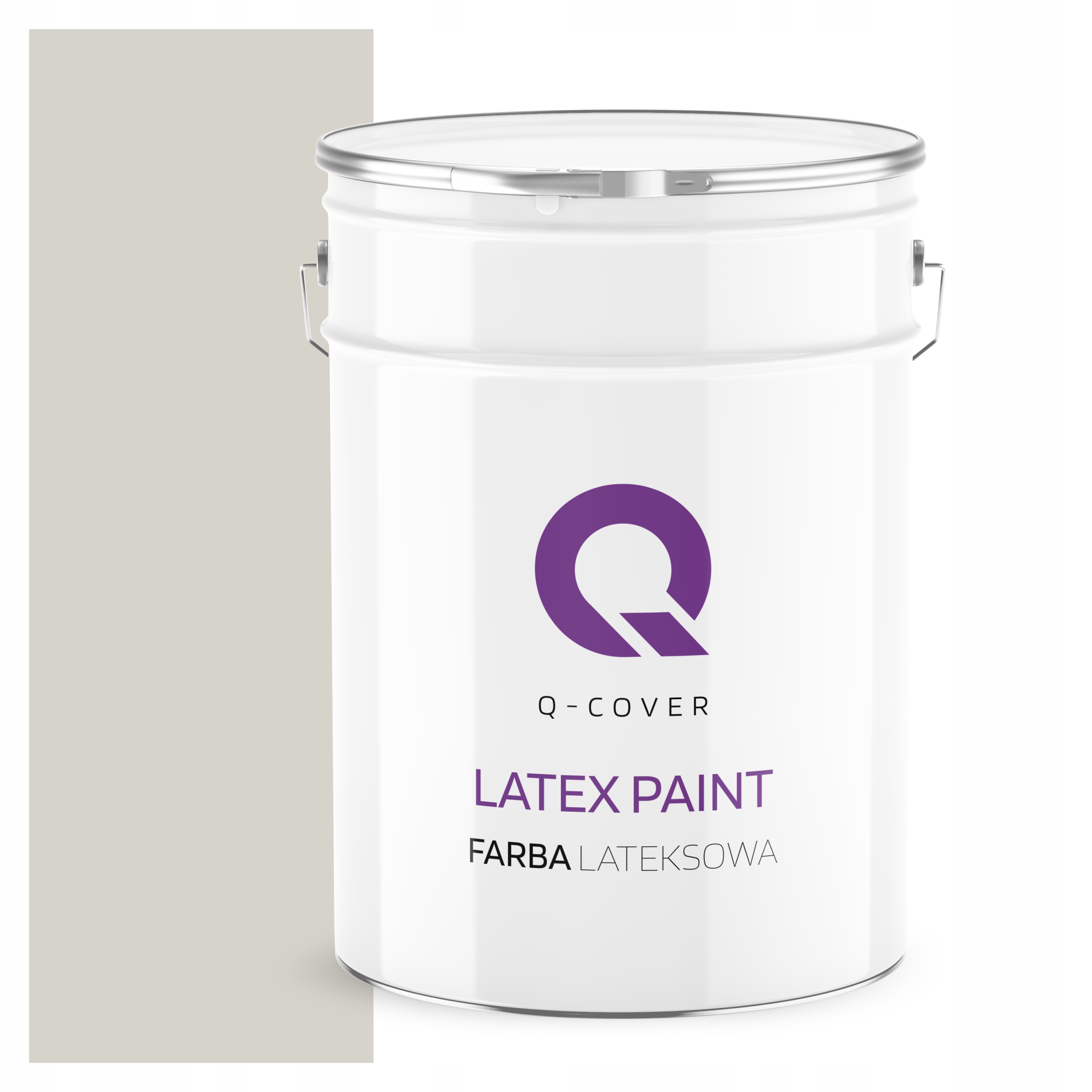 Latexová Nástenná Stropná Farba Hlboká Matná 10 L Šedá Teplá H0009 Trvanlivá