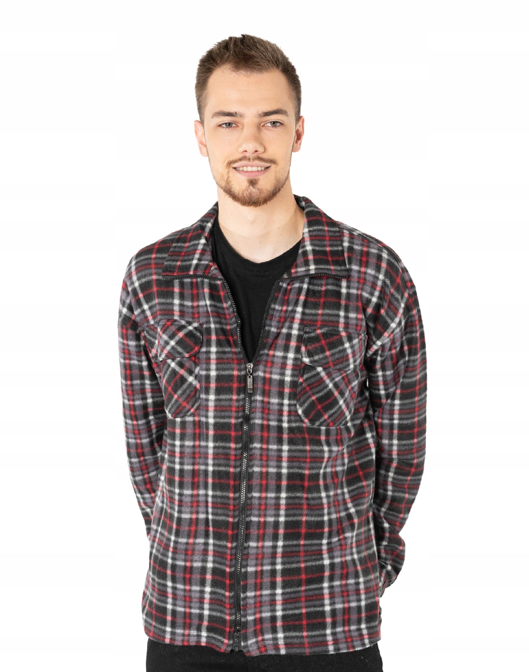 

Ciepła Koszula Polarowa Ocieplan 80115-04 XXL/3XL
