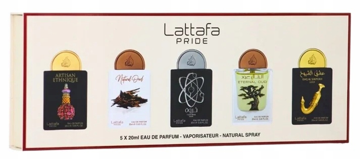 Sada Lattafa Pride NO.02 Collection 5X20ML Parfémovaná Voda Unisex