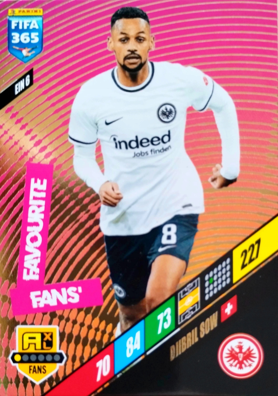 FIFA 365 2024 FANS FAVOURITE EIN 6 DIIBRIL SOW EINTRACHT