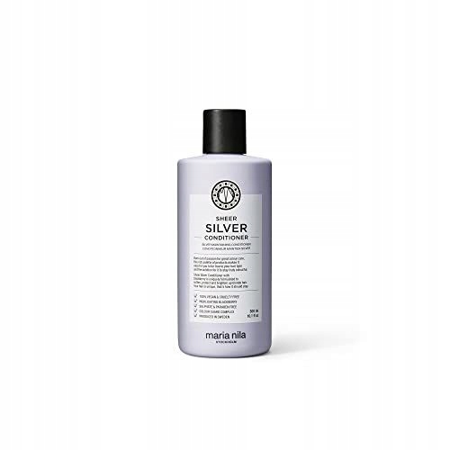 Maria Nila Hydratační Kondicionér Pro Neutralizaci Žlutých Odstínů V Blond Vlasech Sheer Silver