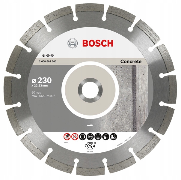 Bosch Diamantový Kotouč 230x22 Segmentová Concrete