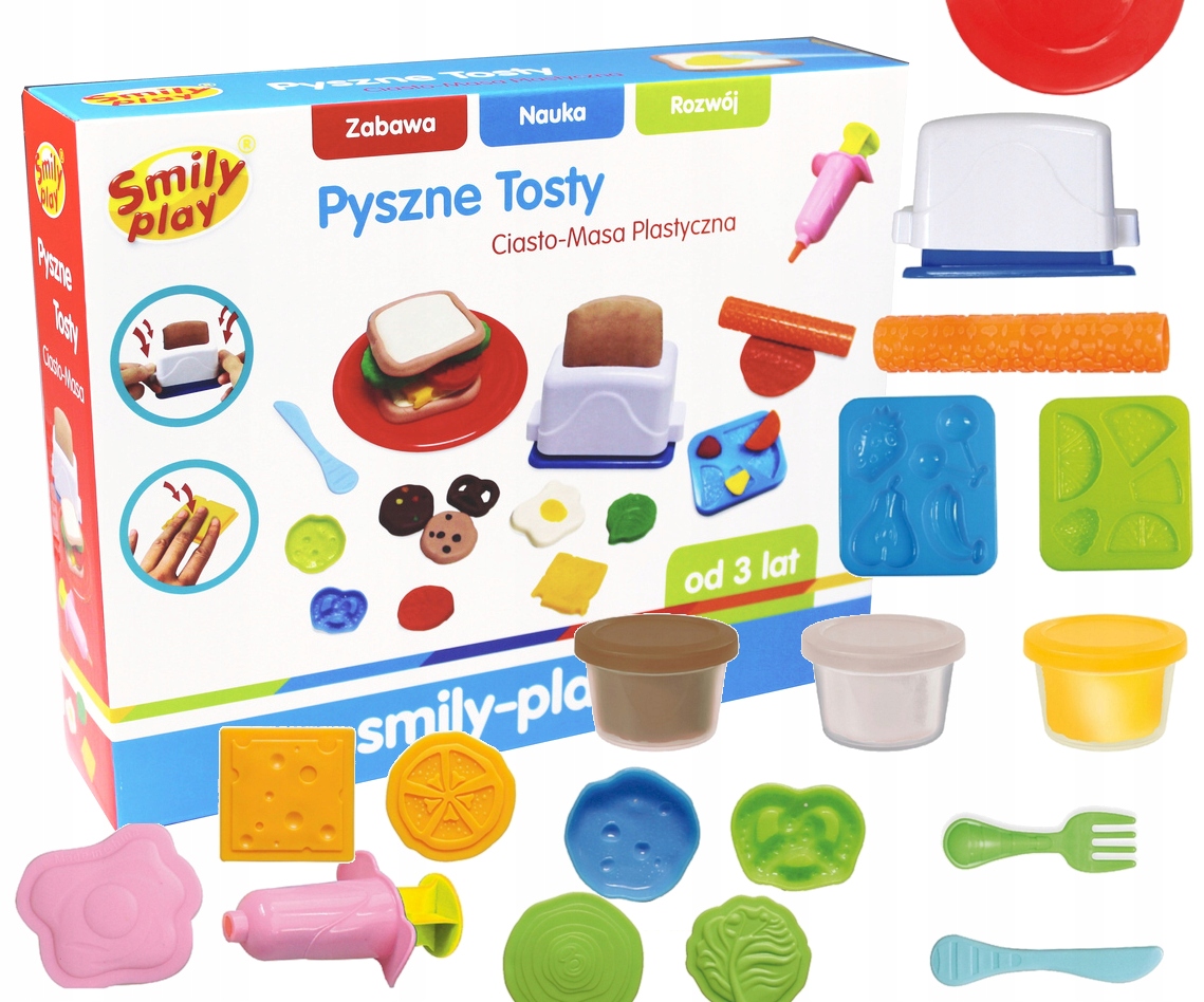 

Ciasto masa plastyczna Pyszne Tosty zestaw