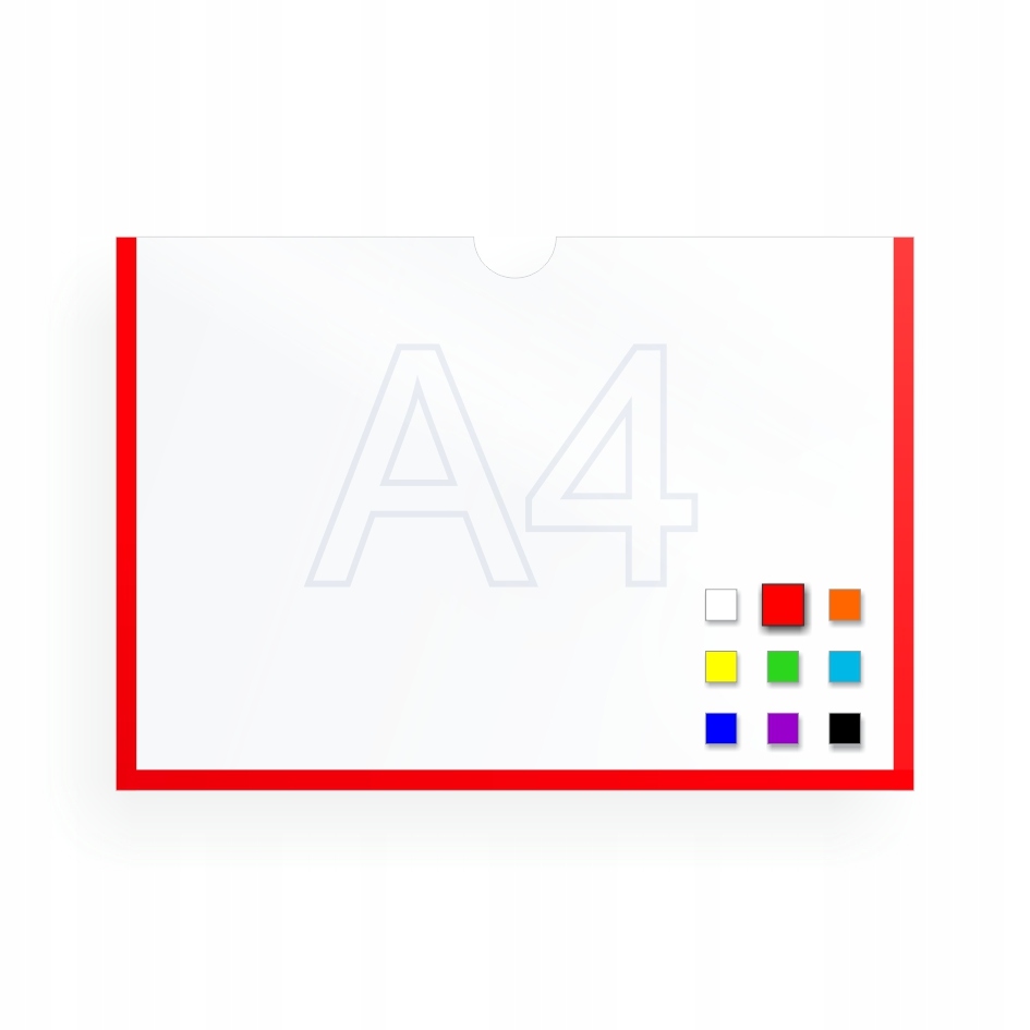 Kieszeń magnetyczna A4 poziom