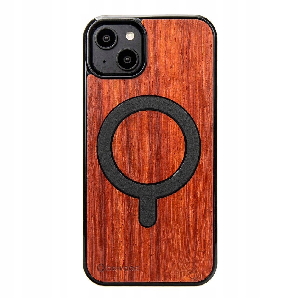 Dřevěné Pouzdro Bewood pro iPhone 15 Plus Padouk s MagSafe