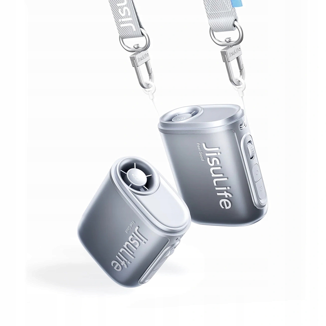 Mini ventilátor 4500 mAh s vodítkem 3v1 černý Jisulife Neck Fan 5