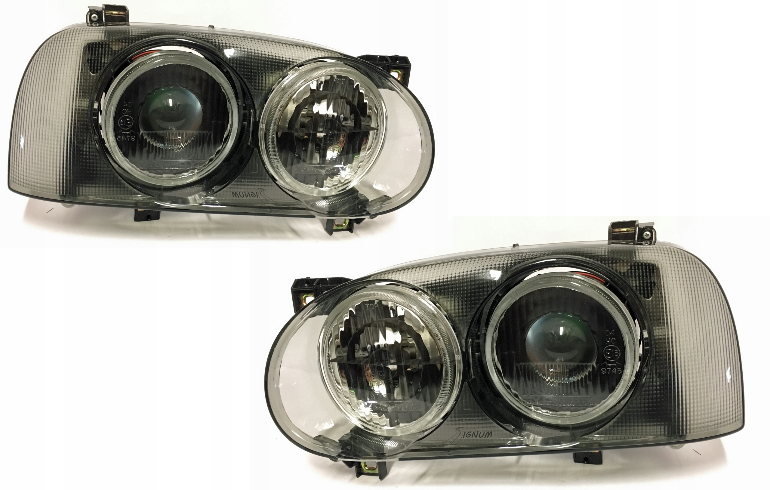 NOWE LAMPY VW GOLF 3 III PROJEKTORY BLACK TYC