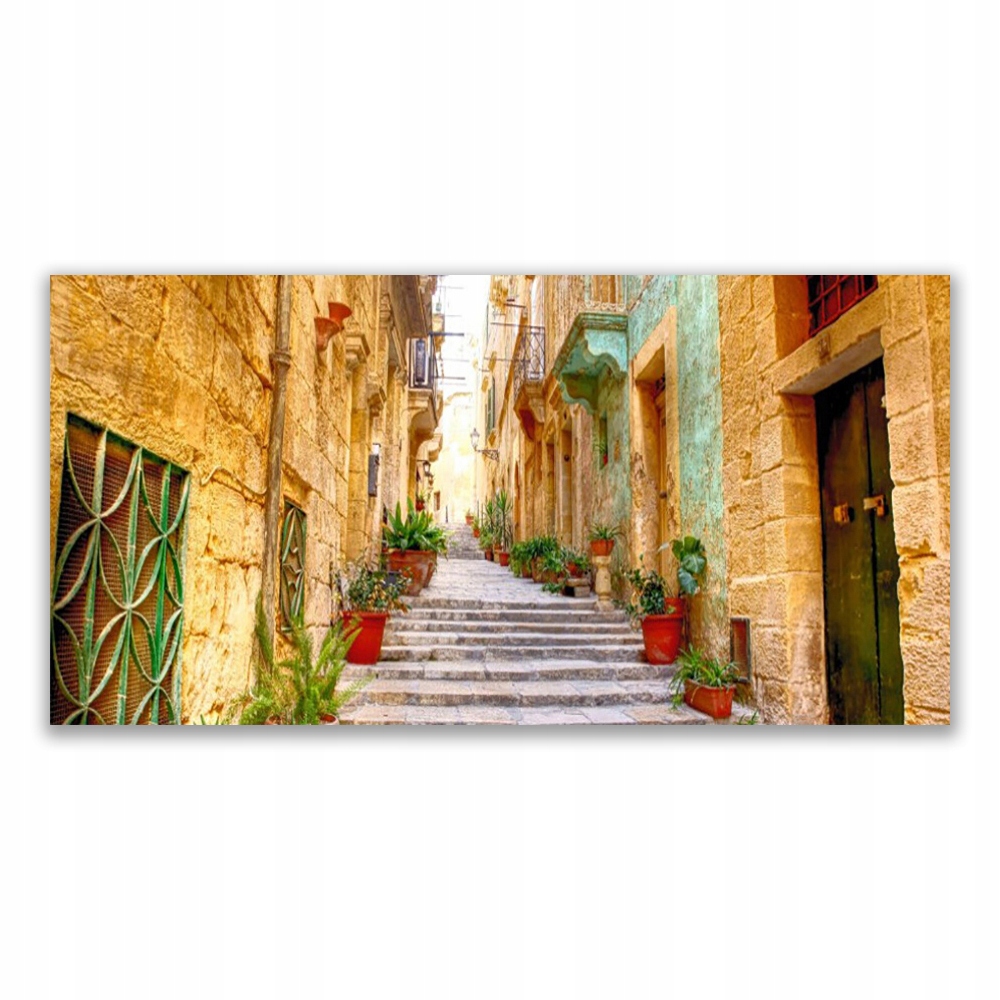 

Fotoobraz na ścianę 140x70 Stare Miasto Droga Domy