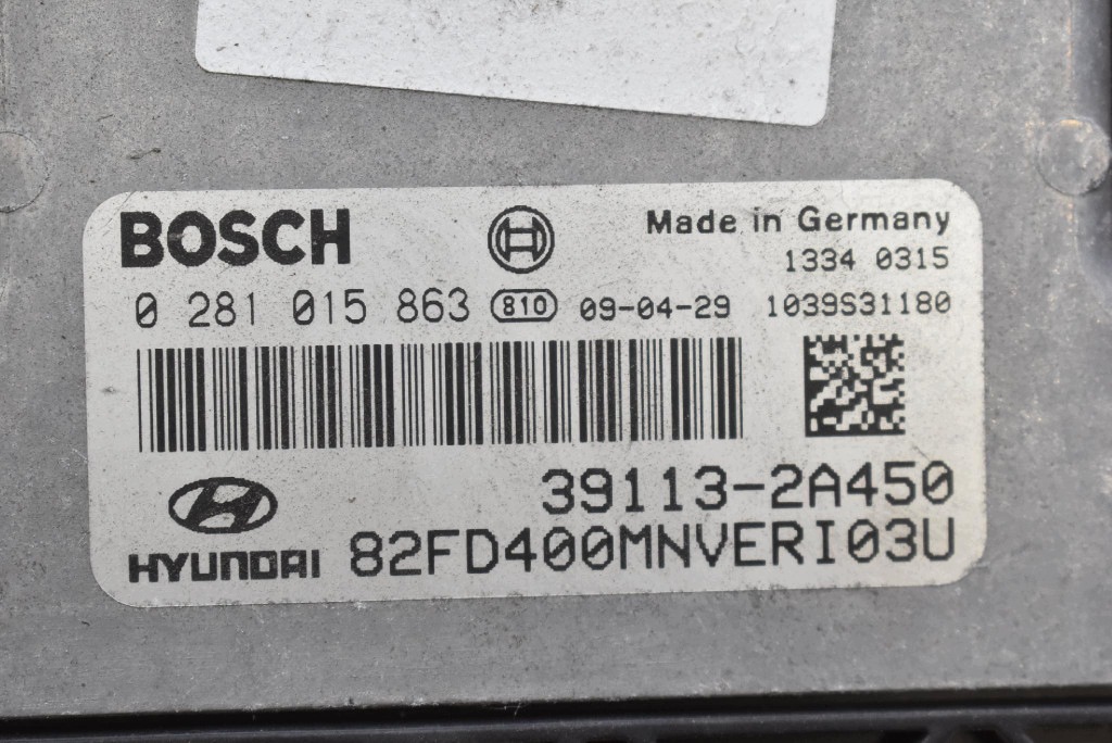 Centralina computer Motore 39113-2A450 HYUNDAI I30 e FD 1.6 CRDI 90KM 07-10