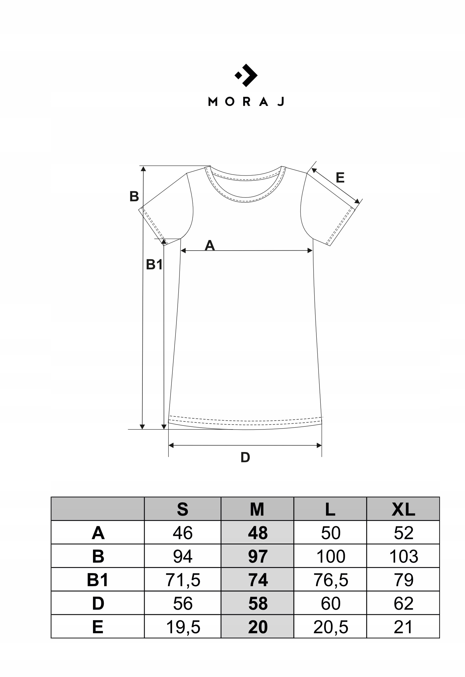 Koszula Nocna Piżama Damska Elegancka Letnia Krótki Rękaw Yummy M MORAJ Długość przed kolano