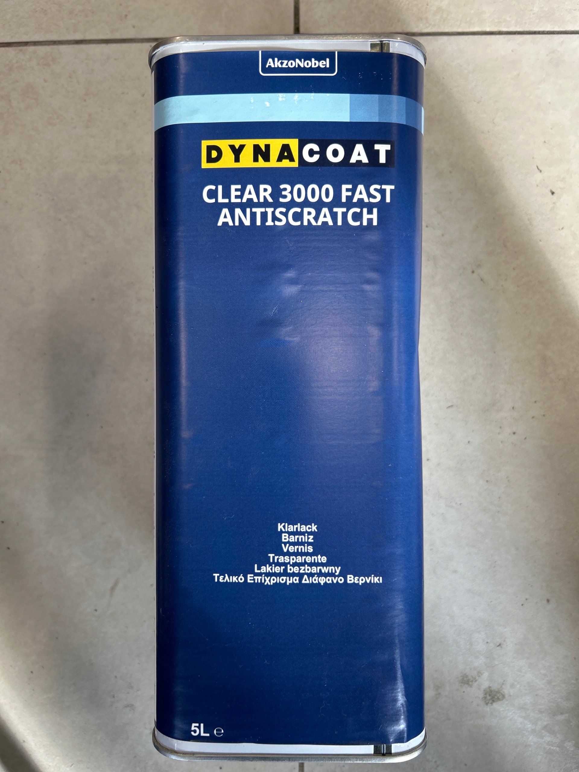 Dyna Clear 3000 Fast As Bezfarebný lak 5L Aukcia Bez Utvrdzovača